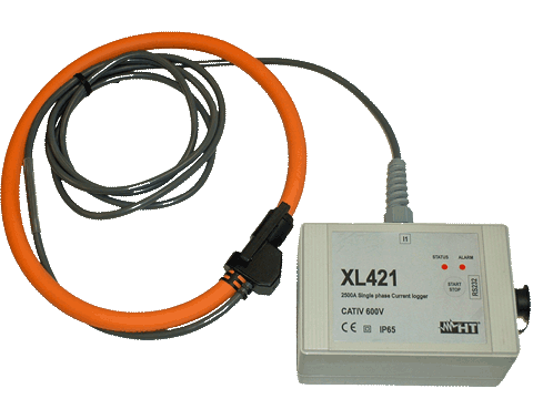 AC TRMS áram adatgyűjtő 1-fázisú rendszerekhez, XL-421