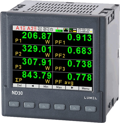 Hálózati multiméter, Lumel ND30