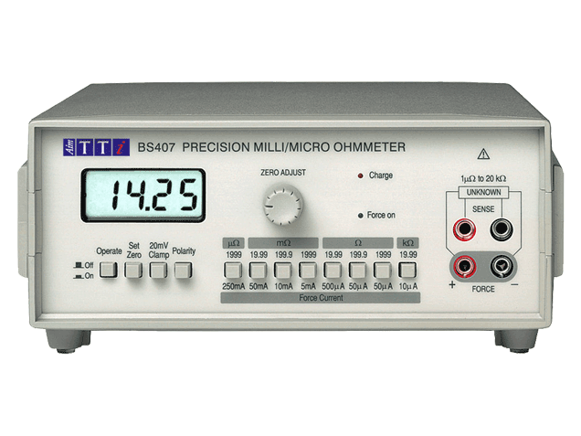 Precíziós mikroOhmmérő, BS407